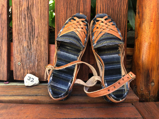 Size 32 Kid's Huarache Sandals - Blue