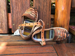 Size 21 Kid's Huarache Sandals - Light Brown