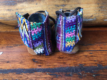 Load image into Gallery viewer, Size 21 Baby Moccasins - Fawn with Aztec