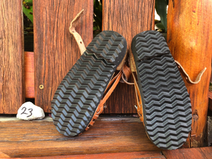 Size 23 Kid's Huarache Sandals - Brown