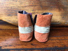 Load image into Gallery viewer, Size 23 Baby Ninja Boots - Orange and Grey Autumn Pattern