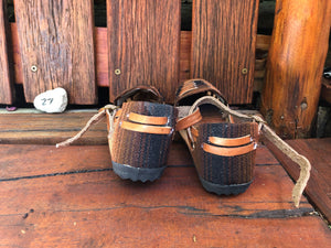 Size 27 Kid's Huarache Sandals - Brown
