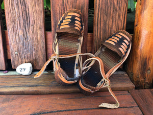 Size 27 Kid's Huarache Sandals - Brown