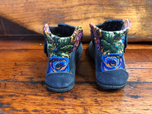 Load image into Gallery viewer, Size 32 Kids Adventure Boots - Garden on Blue