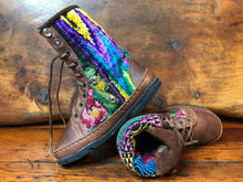 Load image into Gallery viewer, Size 36 Deluxe Desert Boots - Rainbow Zigzag
