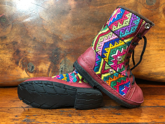 Size 38 Deluxe Desert Boots - Rainbow Aztec