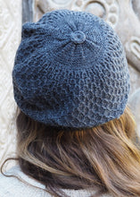 Load image into Gallery viewer, Grey Bolivian Alpaca Knitted Beanie
