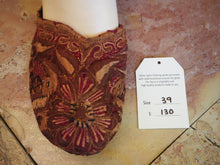 Load image into Gallery viewer, Size 39 Ballerina Sandals - Brown Flower