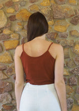 Load image into Gallery viewer, Cotton Crop Top - Rust