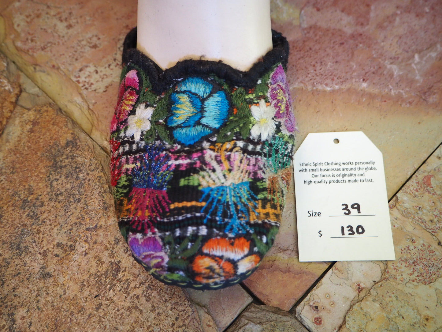 Size 39 Ballerina Sandals - Floating Flowers