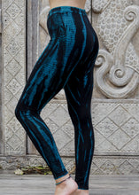 Load image into Gallery viewer, Tie dye Leggings- Icicle Electric Blue