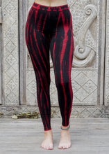 Load image into Gallery viewer, Tie dye Leggings- Icicle Red