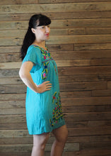 Load image into Gallery viewer, Little Frida shift Dress - Blue Brights