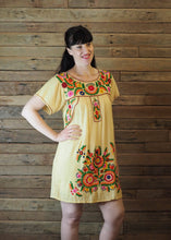 Load image into Gallery viewer, Little Frida shift Dress - Lemon Brights