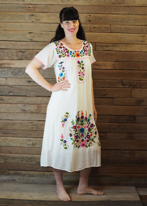 Long Frida Dress Off White