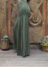 Load image into Gallery viewer, Palazzo Panelled Pants - Forest Green