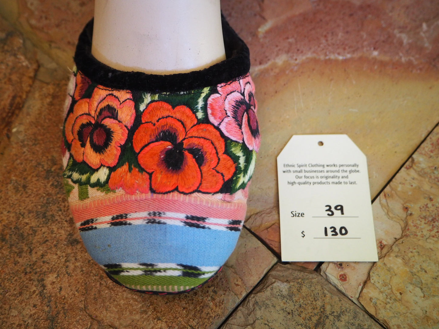 Size 39 Ballerina Sandals - Pastel Garden