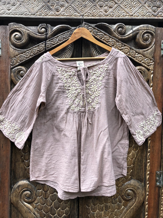 Wildflower Blouse Soft Pink