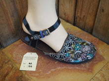 Load image into Gallery viewer, Size 40 Ballerina Sandals - Turquoise and Greys