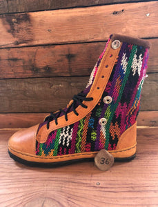 Size 36 - Fold down Desert Boots Rainbow