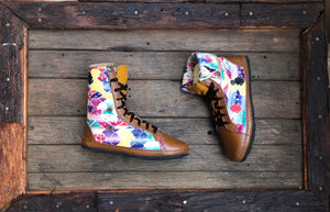 Size 40 - Fold down Desert Boots Pastels