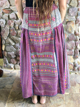 Load image into Gallery viewer, Hill-tribe Long Skirt - Pink and Grey