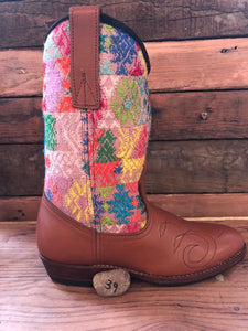 Size 39 - Convertible Cowgirl Boots - Pastel Deers