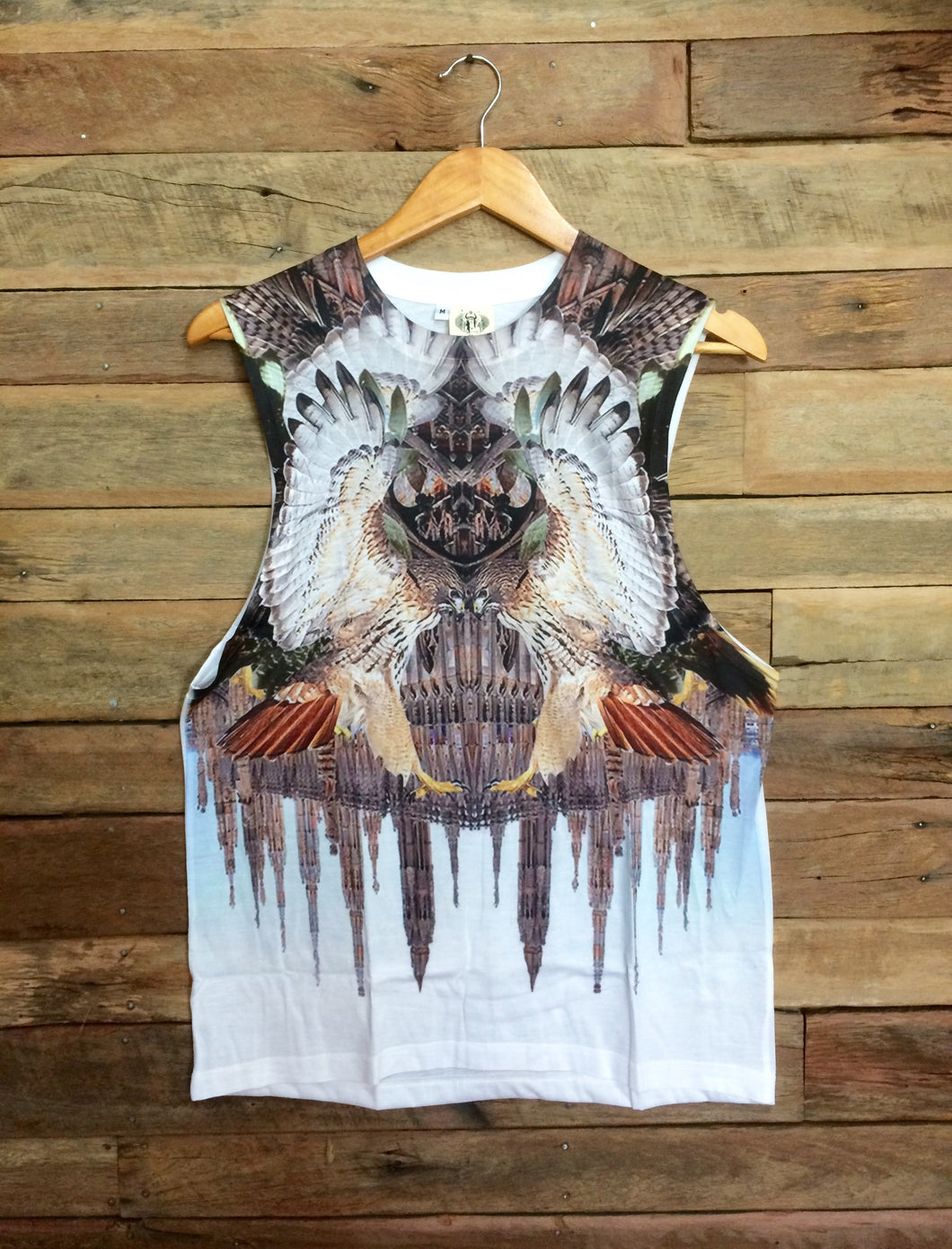 Large Arty Singlet - Eagles and Steeples
