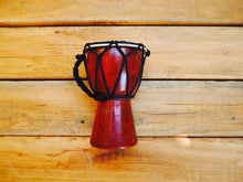 Load image into Gallery viewer, Mini djembe 14 cm high 9 cm wide